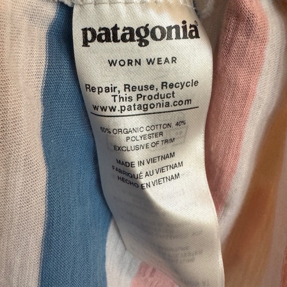 Patagonia Mainstay Tank Top, Organic Cotton Blend, Striped, Size S - Picture 9 of 9